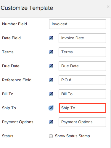 Enable shipping address