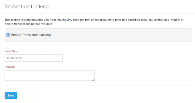 Transaction Locking