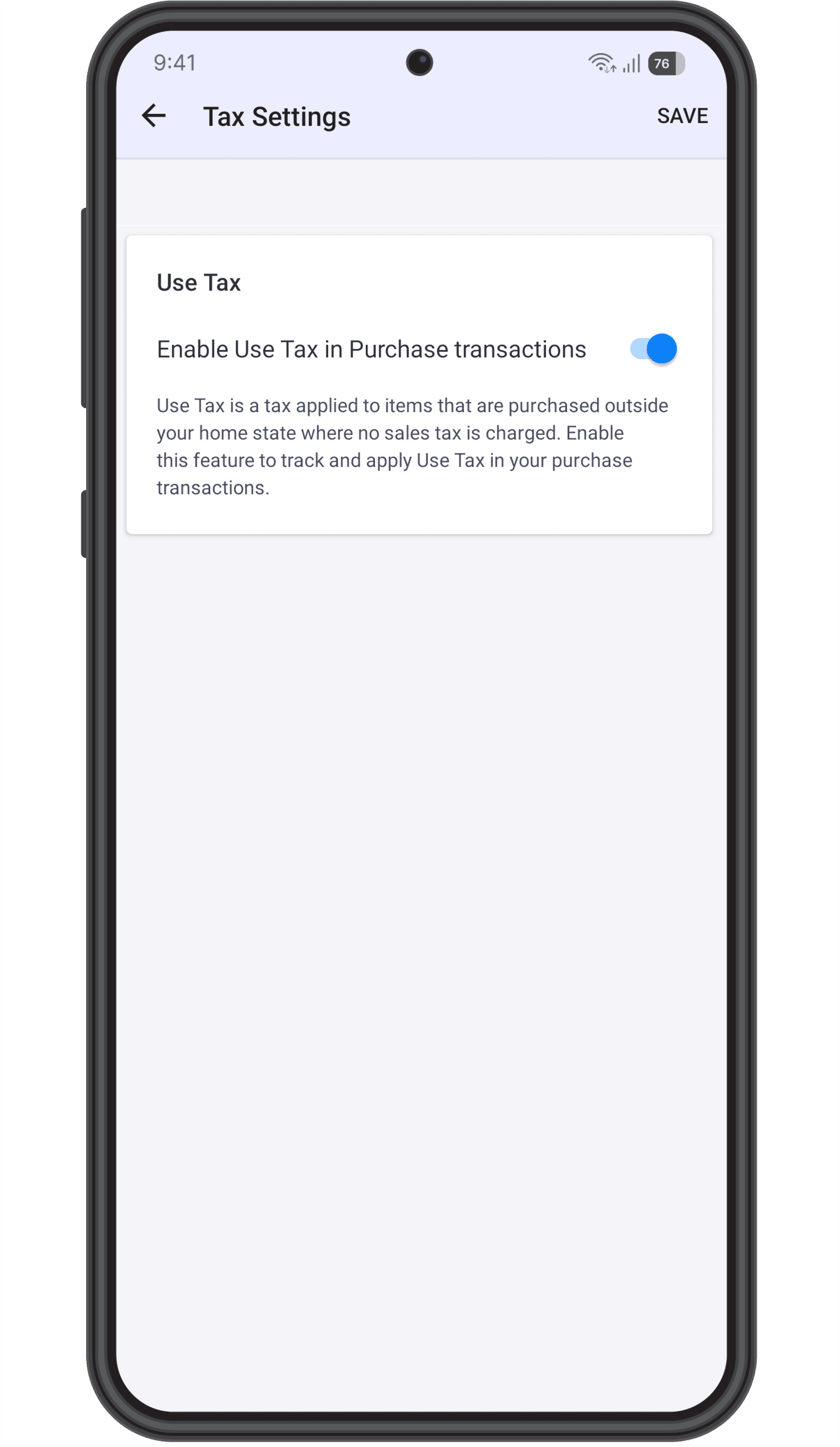 e-way bill with example item