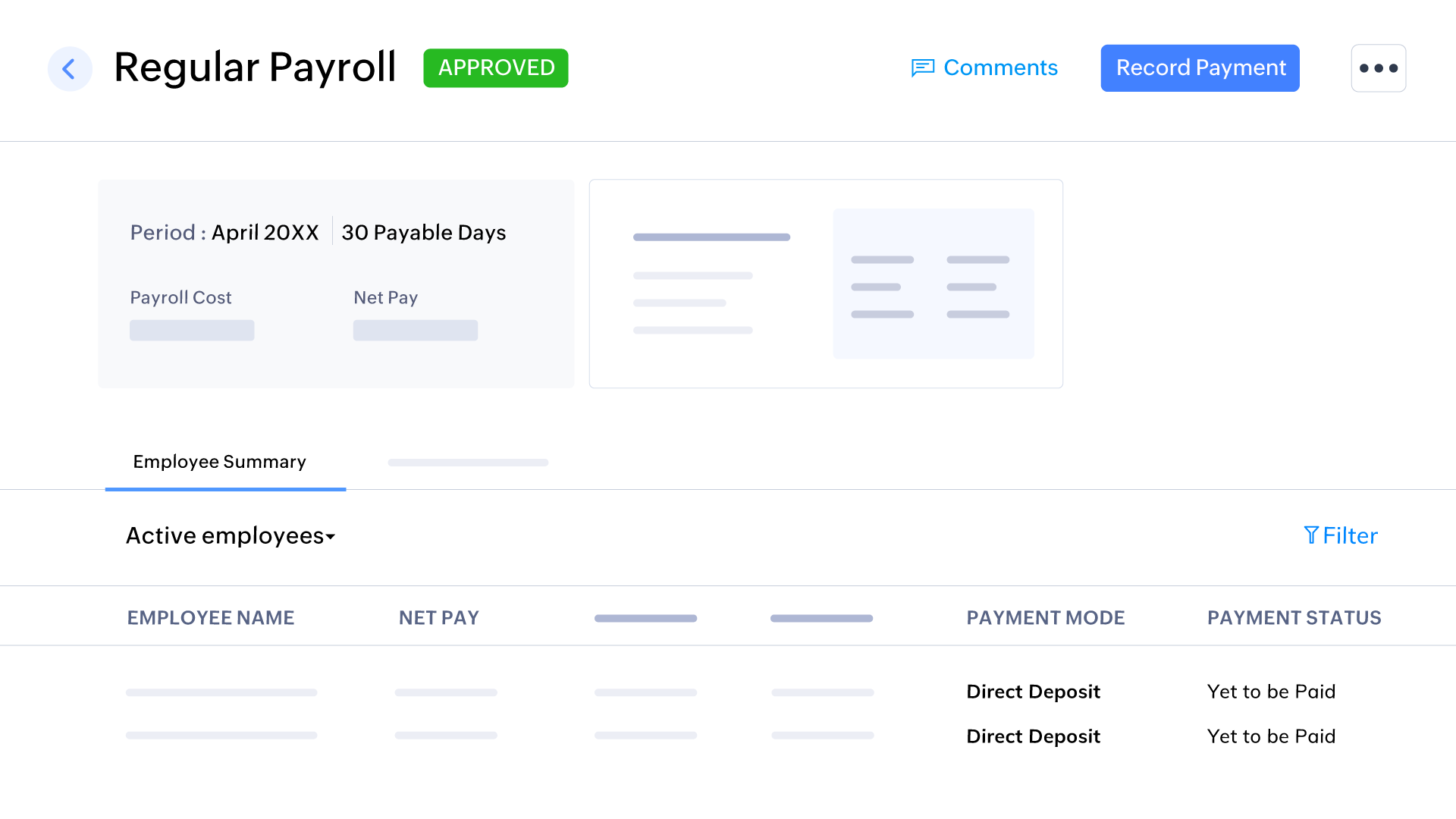 Accounting Software with Payroll Zoho Books
