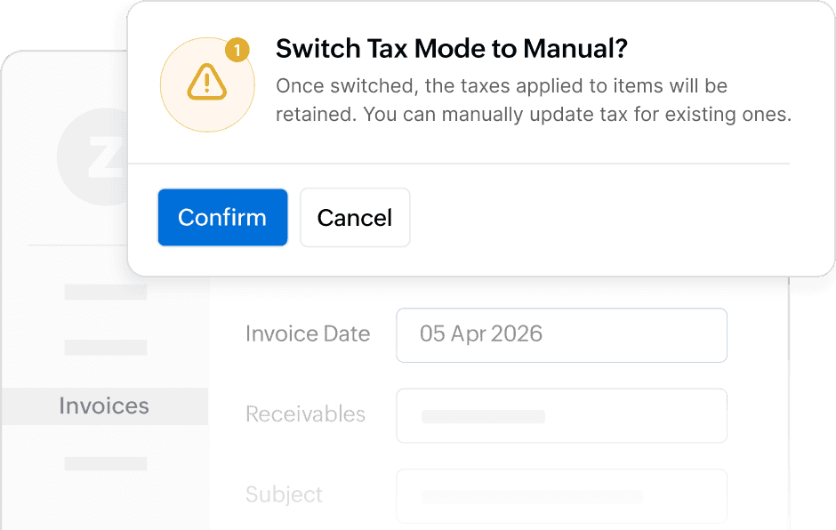 Automate or enter manually