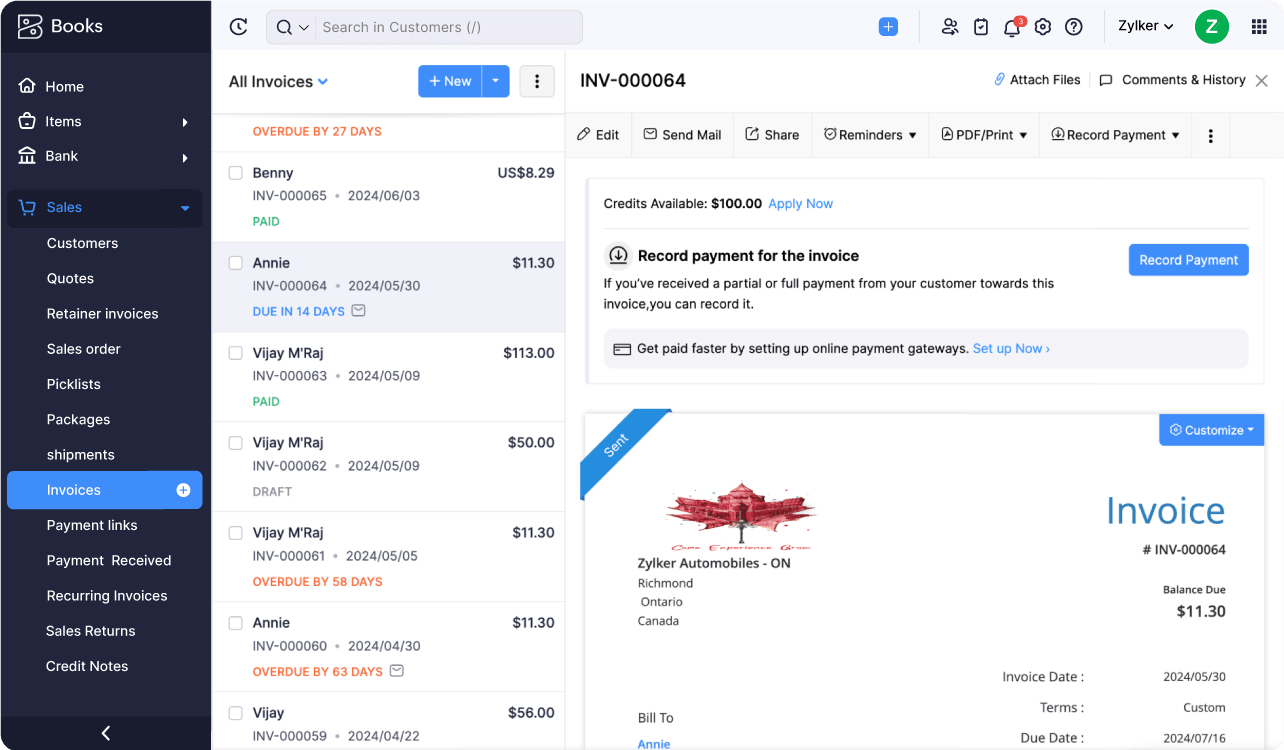Bookkeeping simplified