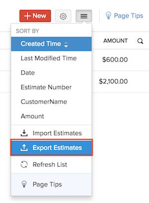 Export Estimates Image