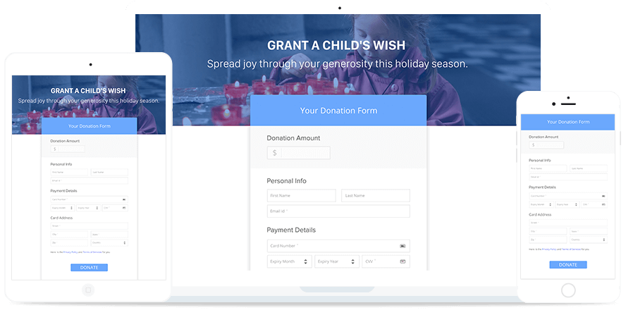 Responsive Payment Pages