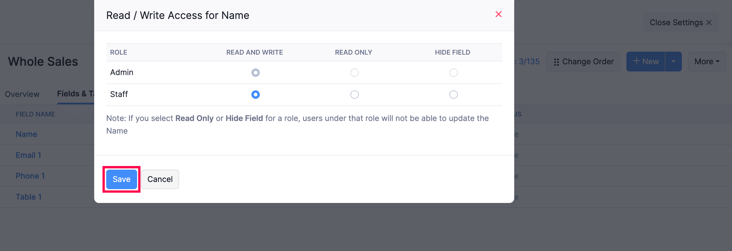 Configure Access