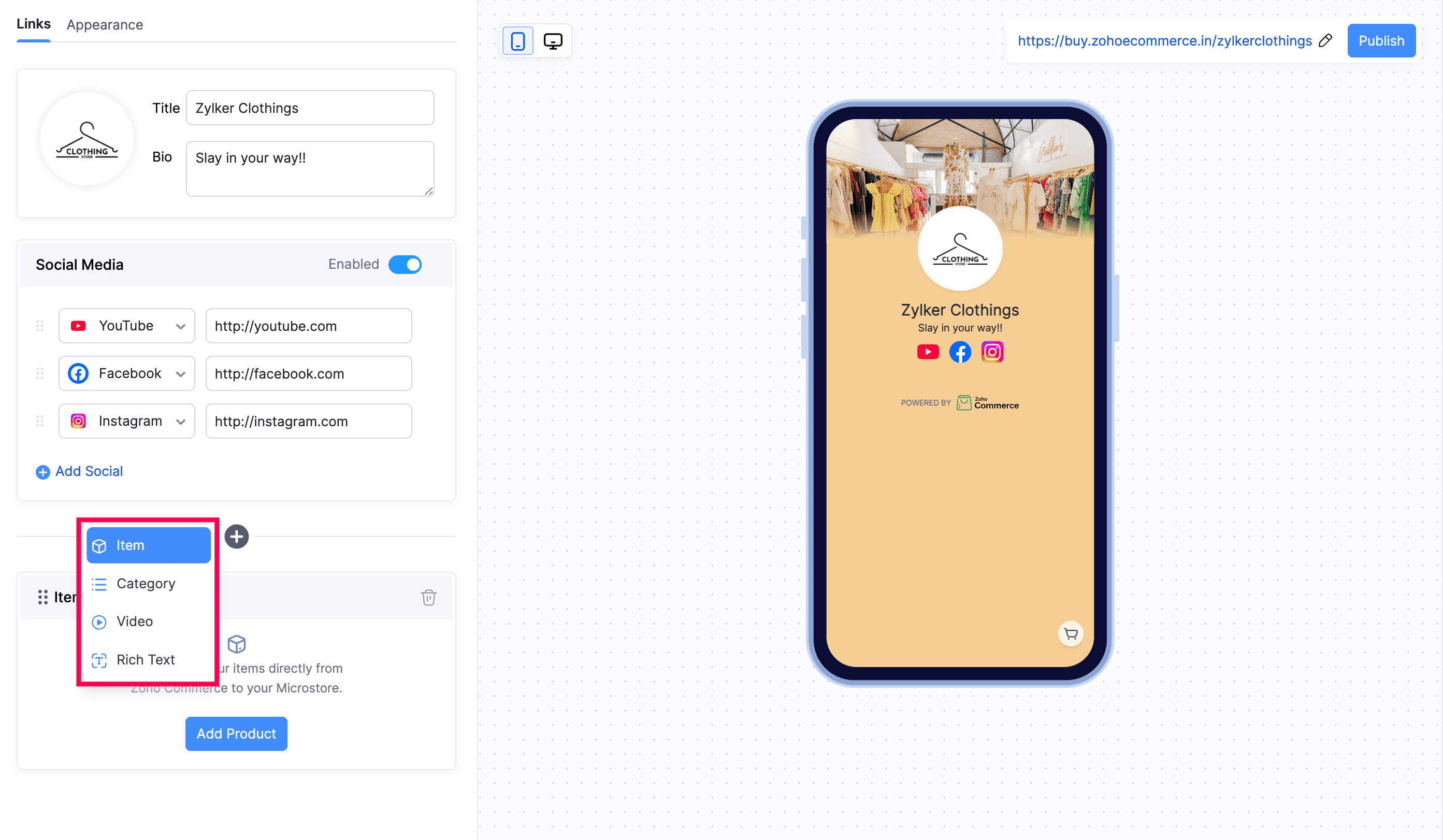 Add Content Blocks