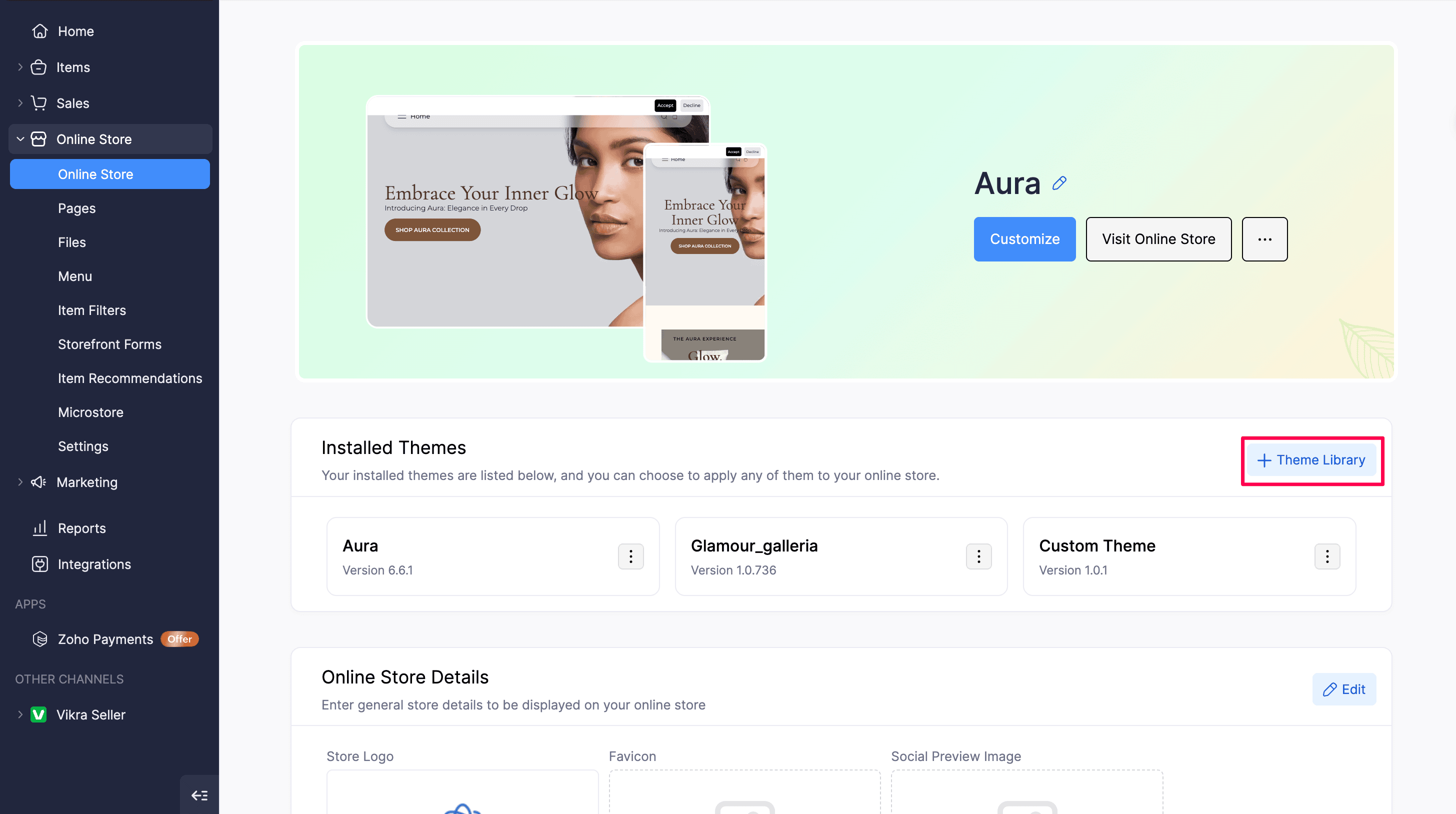 Theme Library