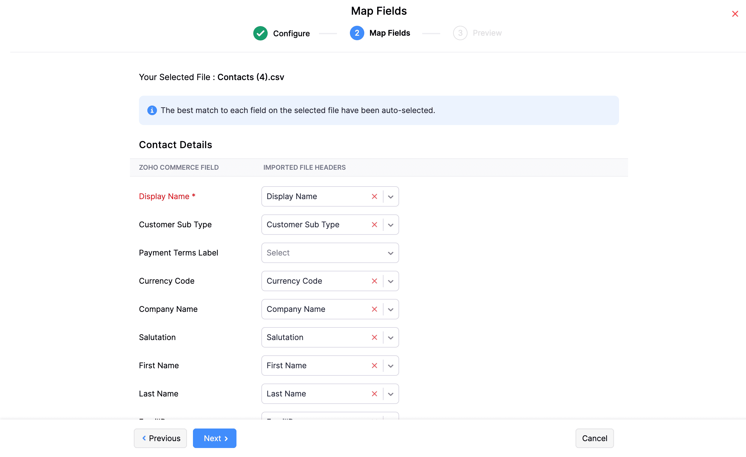 Map Customers