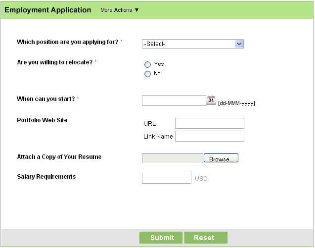 HTML Form Builder | Free Web Form : Zoho Creator