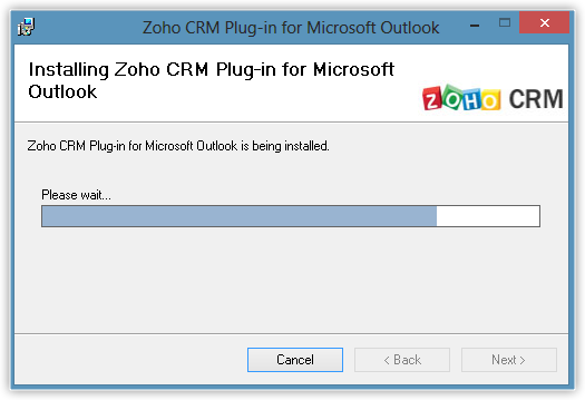 zoho outlook crm plugin