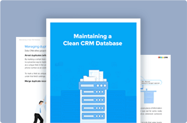 Maintaining a Clean CRM Database