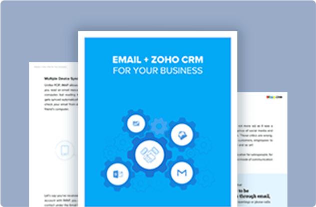Email + Zoho CRM for Your Business