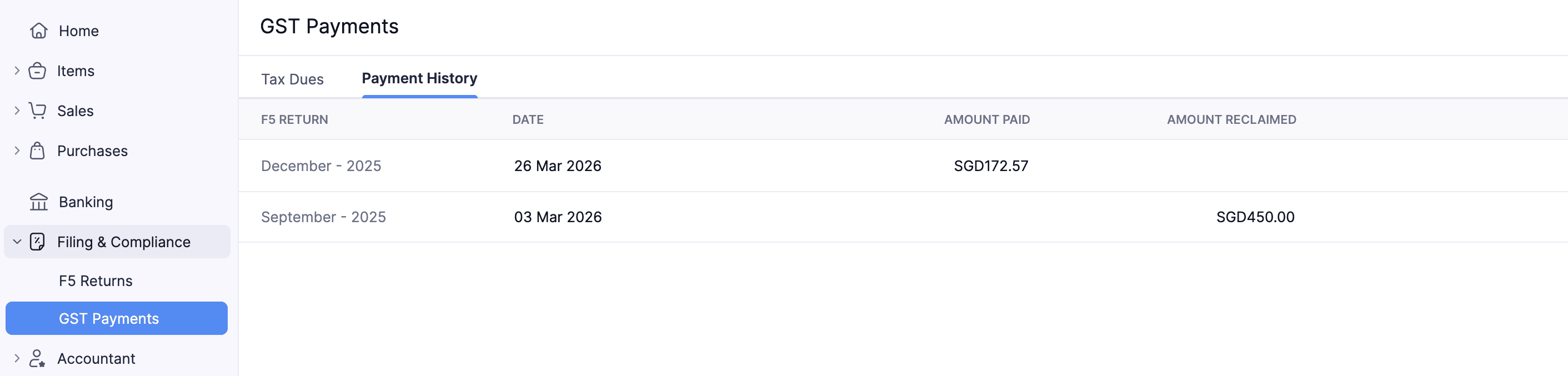 Payments Made
