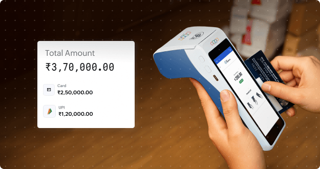 Zoho ERP payments pos device - overview