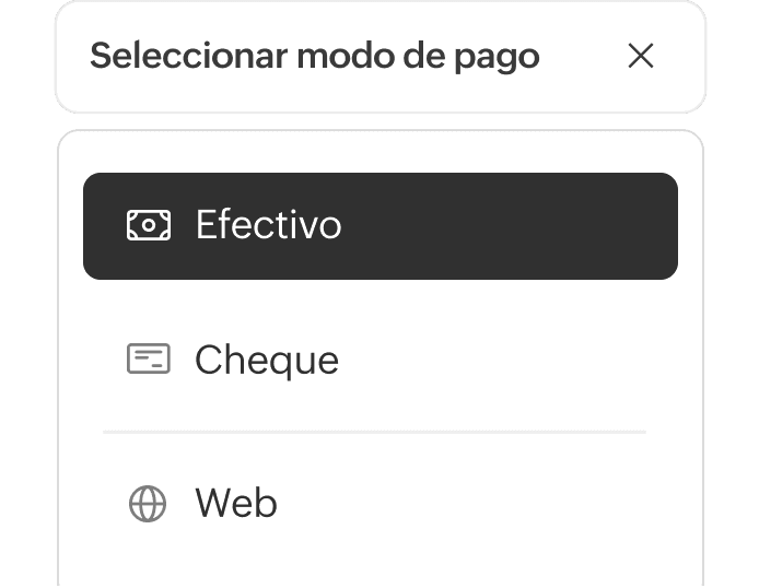 Recibe pagos más rápido