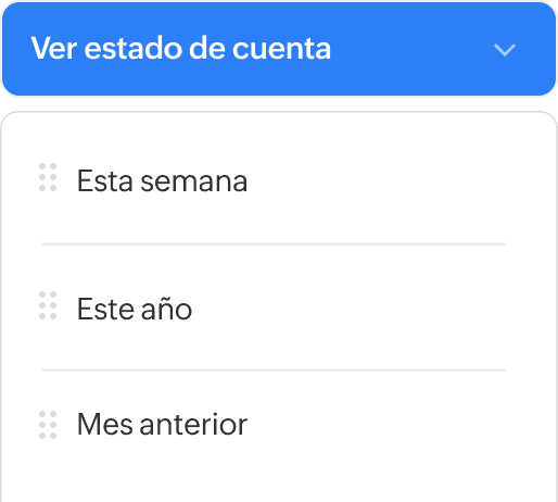 Información contextual con listas relacionadas