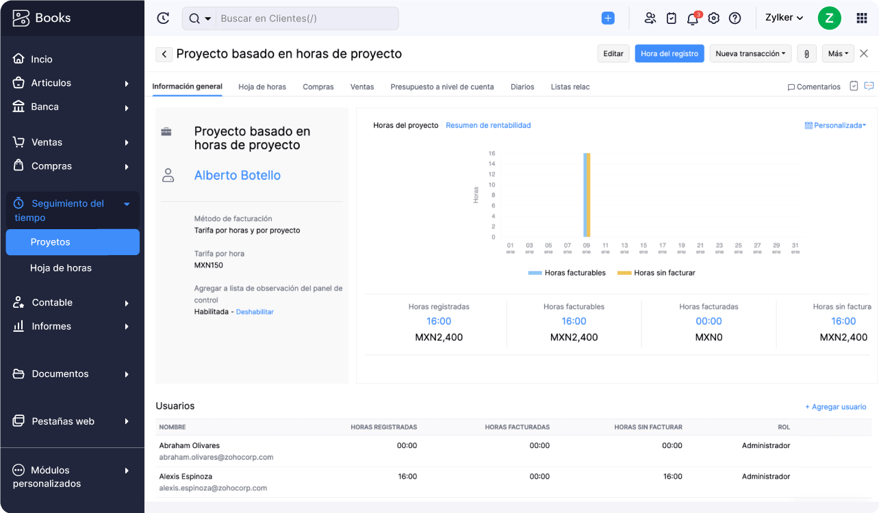 Colaboración y acceso de usuarios