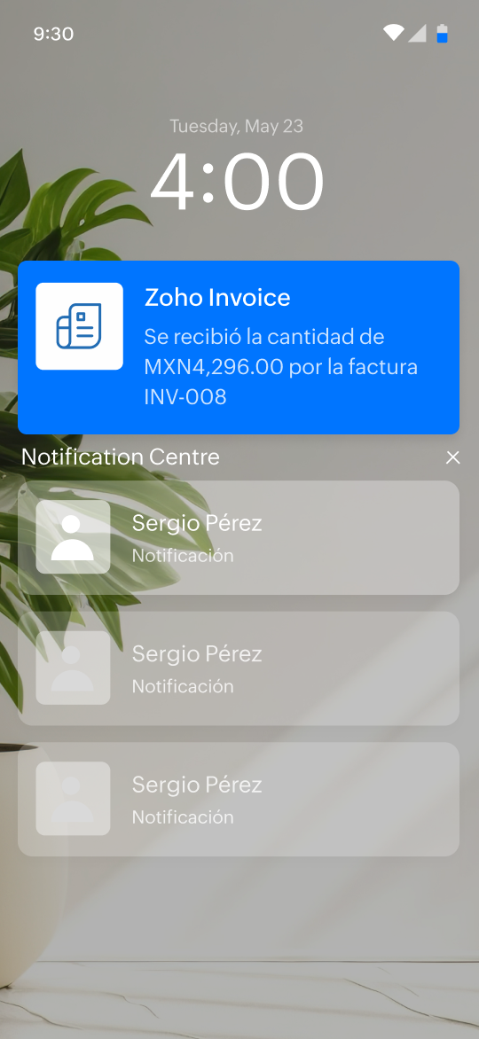 Track and collect receivables with Zoho Invoice
