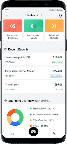 Zoho Expense - Expense tracking mobile app