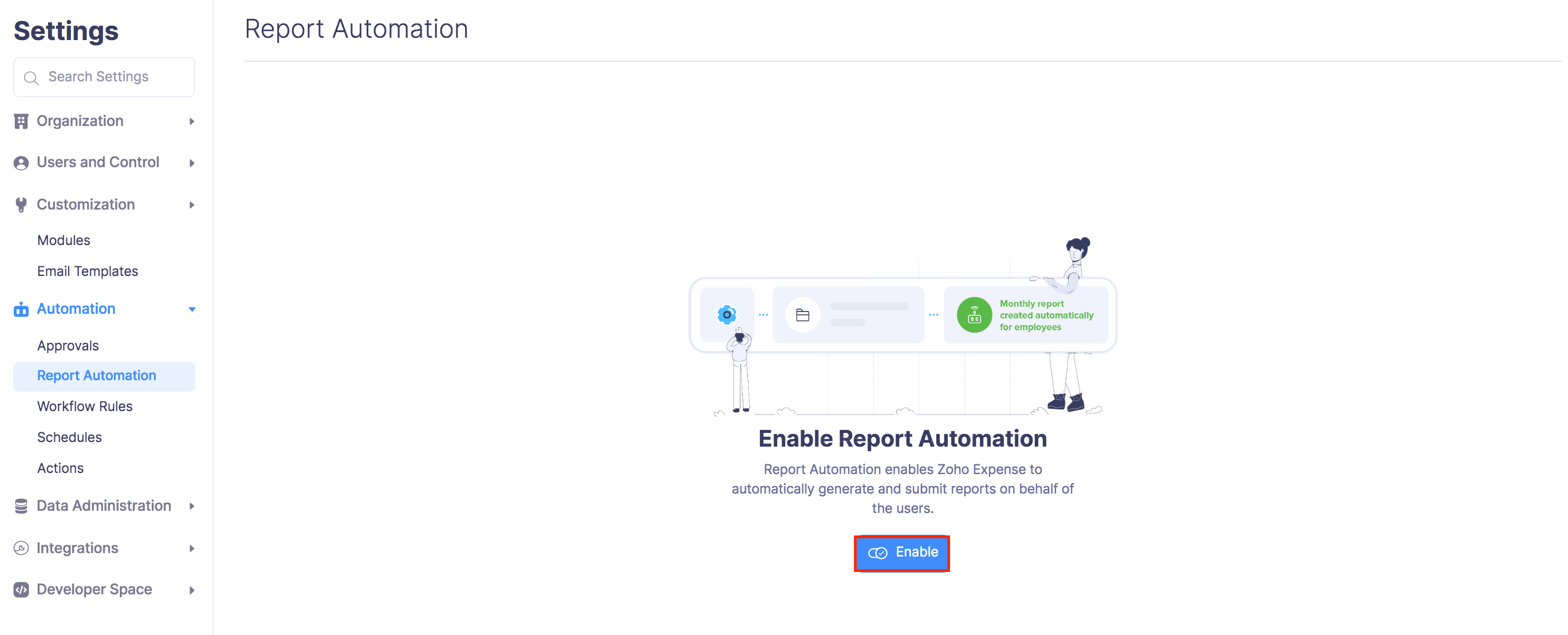 Configure Report Automation