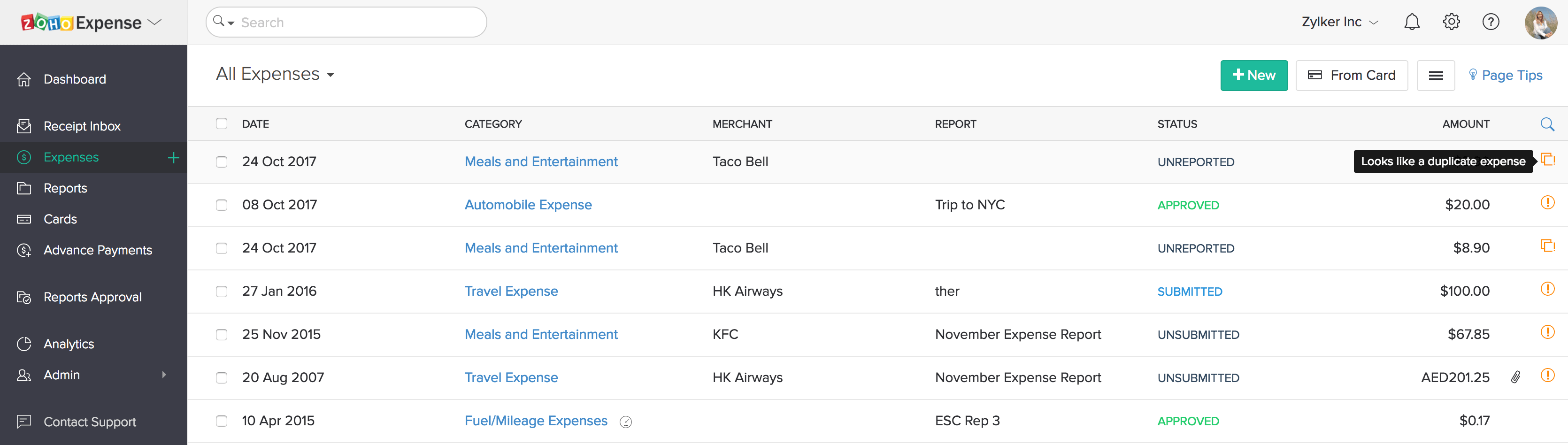 Highlight duplicates