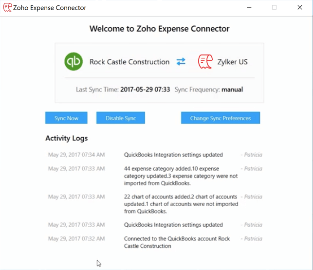 Export to QuickBooks Desktop