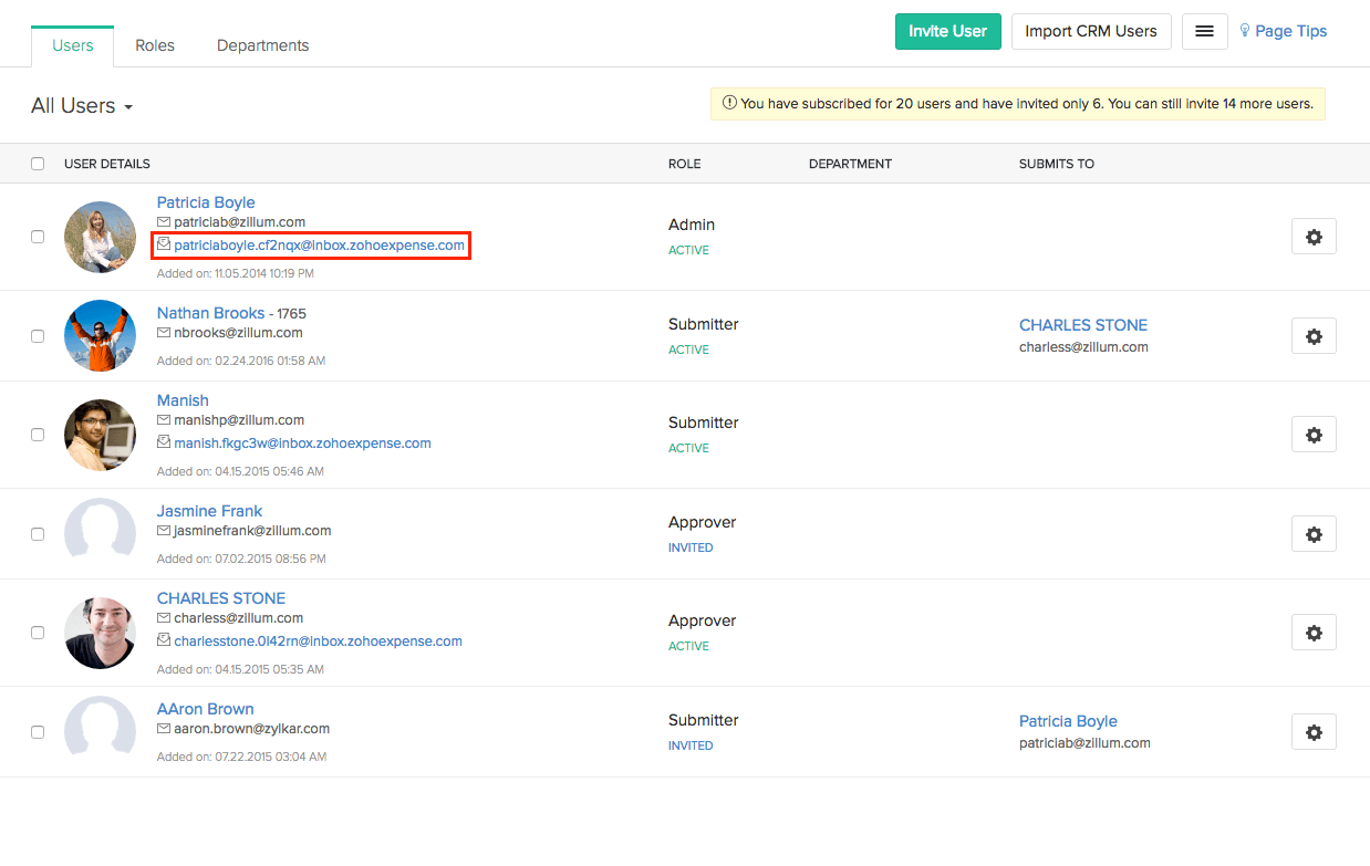 Enable Email Receipts