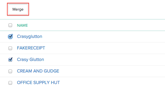 Merge Merchant Entries