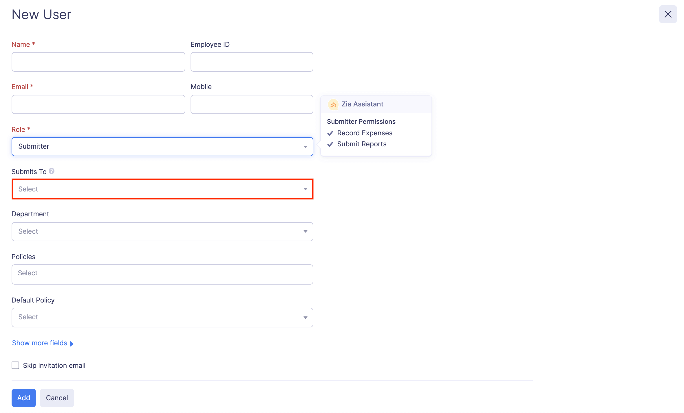 Approval Flow for Submitters