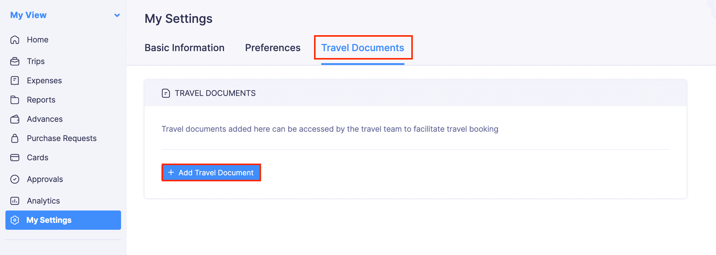 Travel Documents