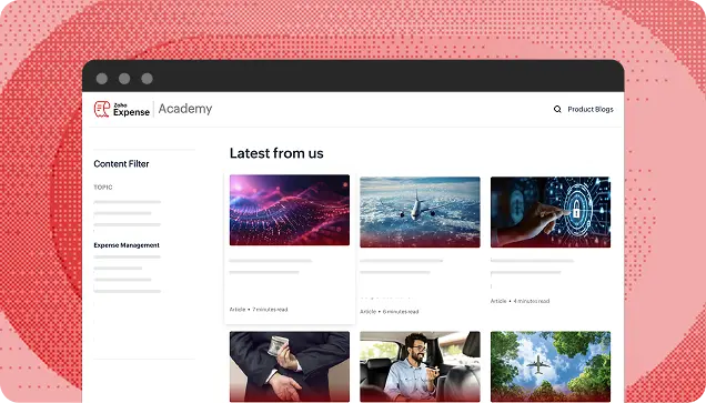 Zoho Expense academy