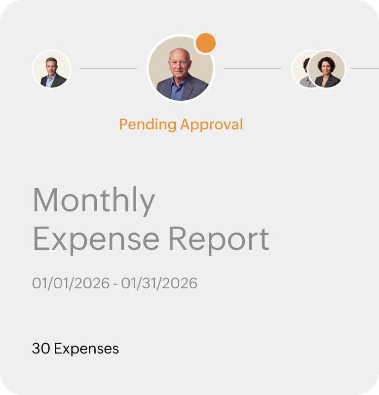 Approval workflows in Zoho Expense