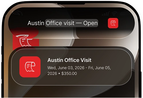 Quick search in Zoho Expense