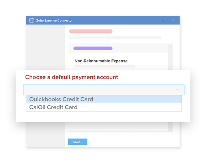 Export expense reports as bills and credit card charges to Quickbooks