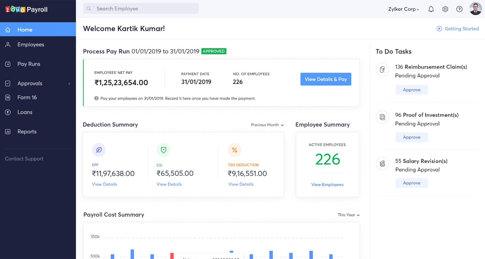 Integrated Finance Suite for Businesses Zoho Finance Plus