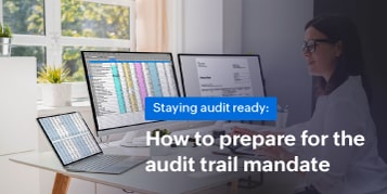 Audit trail feature in accounting software