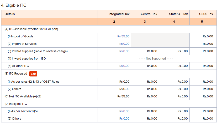 Enable GST Settings