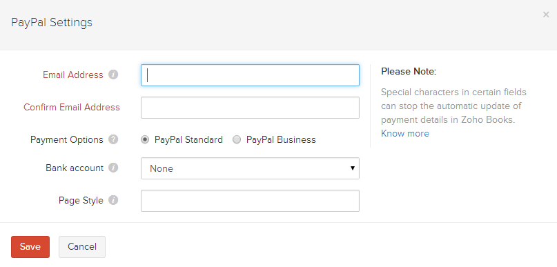 Setting up PayPal