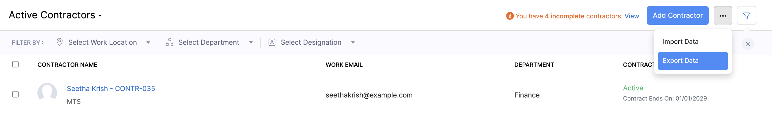 Assign Reporting Manager