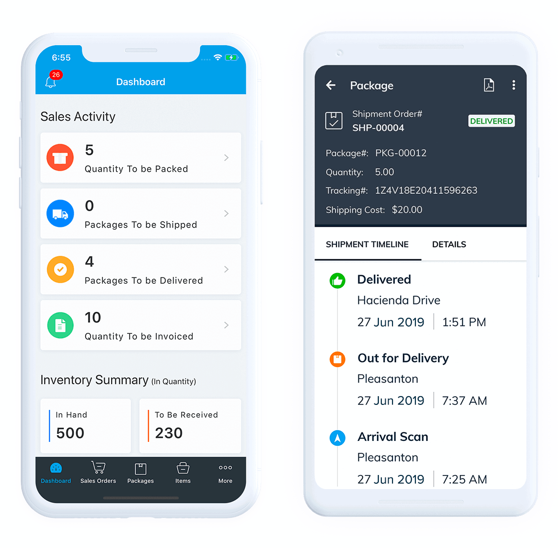 Inventory control Zoho Inventory
