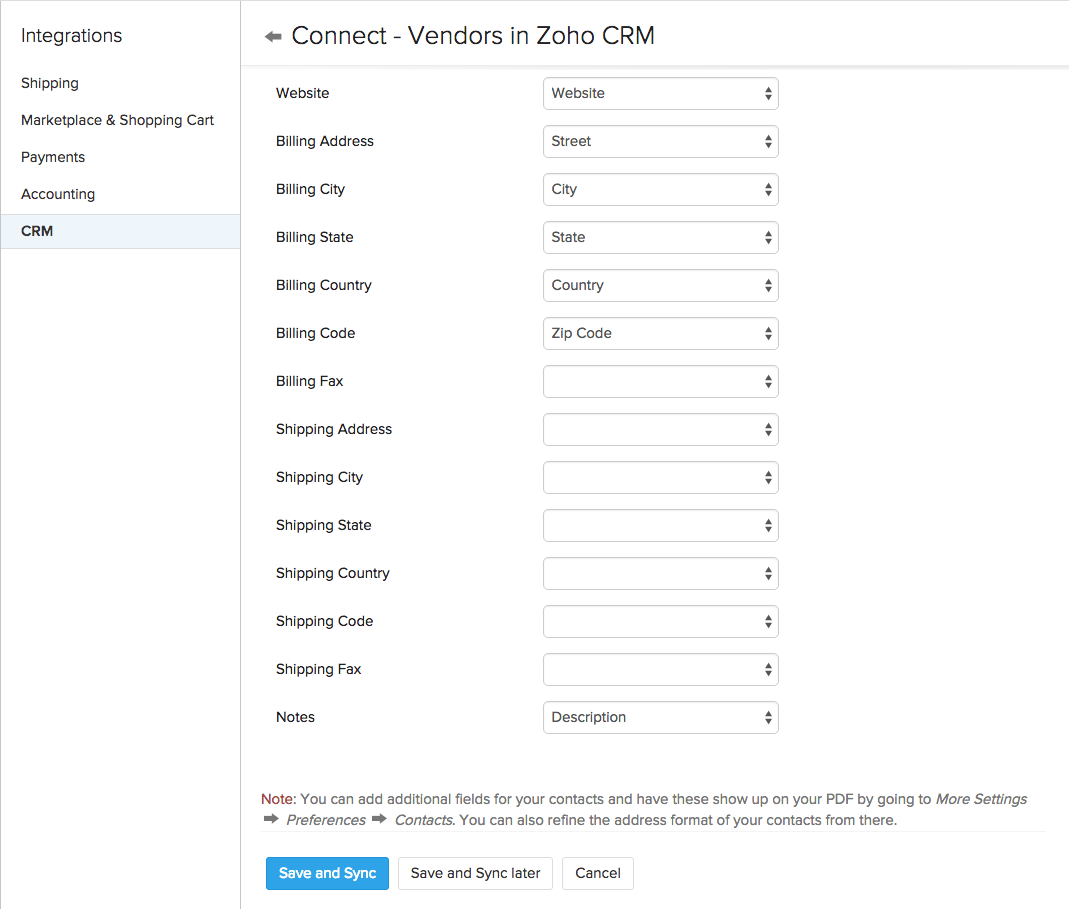 Zoho Inventory - Integrations with  UK Edition