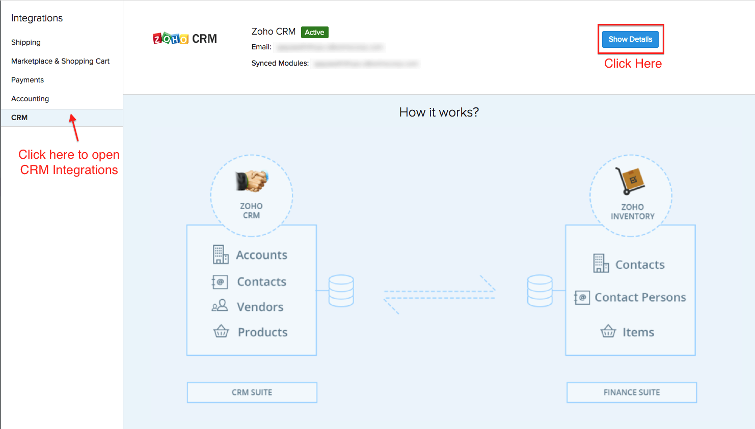 CRM page