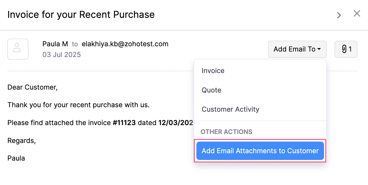 Add Email Attachments