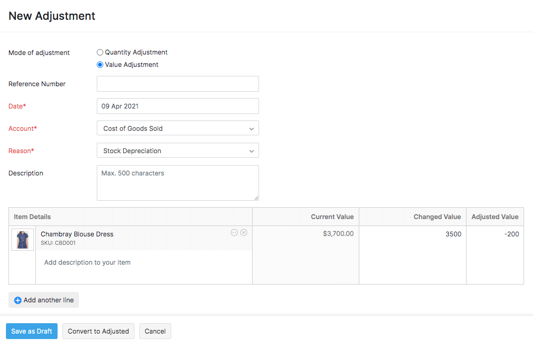 Value Adjustment