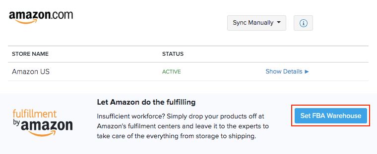 FBA setup