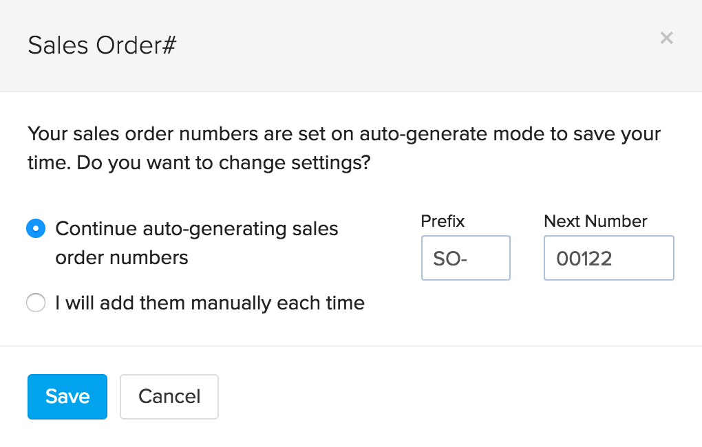 Zoho Creating & Importing Sales Orders