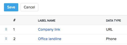 Change order for custom fields 2