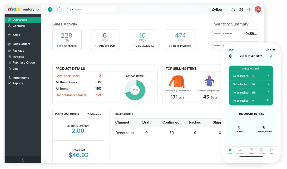 Inventory management - Zoho Inventory