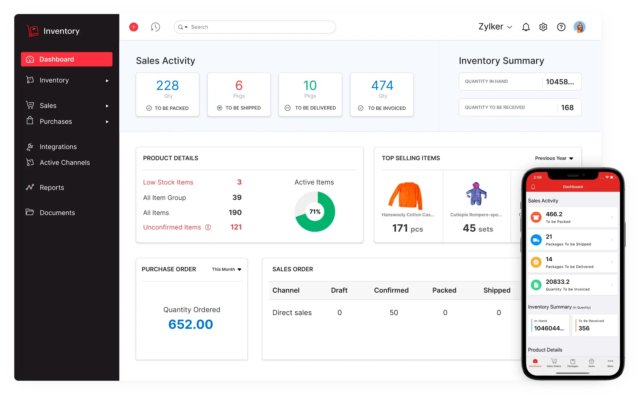 Inventory Management Dashboard