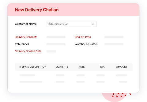 Delivery Challan | Zoho Inventory